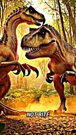 Dinosaurs Battle: T-Rex Jaws vs Therizinosaurus Claws Who Wins? #dinosaurs #trex #battle