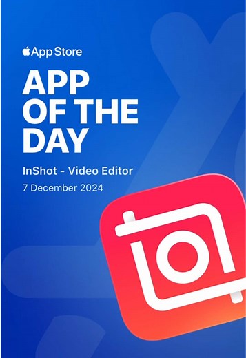 InShot: Top Video Editor Featured as App of the Day