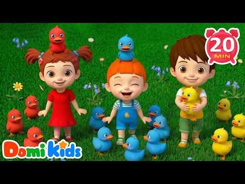 Animal Songs Sing-Along Party! 🎶 | Let's Sing Along | Kids Songs & Nursery Rhymes | Domi Kids