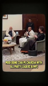 2.1K views · 33 reactions | "Chai Pe Charcha With All Party Leaders & MPS" | My Growing India | Facebook