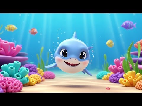 Baby Shark’s First Day Exploring the Ocean 🦈🌊 Sea Animals Learning for Kids