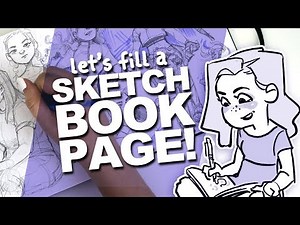 SKETCH WITH ME! | Filling a page in my Sketchbook