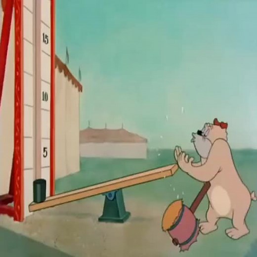 Bulldog and Challenge: Tom and Jerry Cartoon Clips