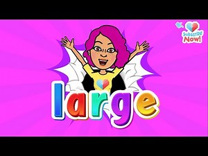 Sight Words For Kindergarten: "Large" | High Frequency Word | Learn To Read And Spell