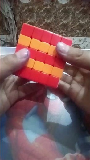 chekerboard pattern on 5x5 rubik's cube #cube #puzzles#cubingtutorials