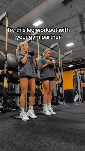 Gym Partner Leg Workout Build Strength + Glutes Together