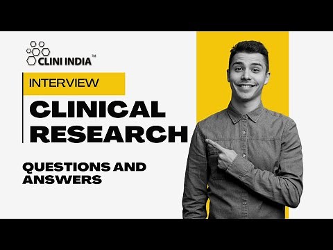 Clinical Research Interview Questions & Answers for Freshers- CLINI INDIA | LIKE, SUBSCRIBE, COMMENT