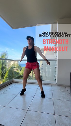 Spring break calls for quick workouts that mixes strength and cardio in a single bodyweight session. I don’t want to spend a lot of time working out while on vacation, so 20 minutes or so tends to be my sweet spot. Vacation or not, this might be a sweet spot time wise for you too! Give this workout a try! If you are feeling ambitious, try adding a set of dumbbells to really spice it up! When we program workouts for our clients we always factor in their goals, fitness level and time that they are