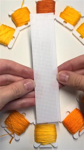 Cross-Stitched Sunflower Bookmark 🌻 #crossstitch #embroidery #DIY #embroidery #handmadegifts | Embroidery & CrossStitch