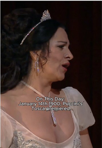 Puccini’s Tosca, based on Sardou’s 1887 play La Tosca, is set in Rome in June 1800. A romantic and dramatic score, it tells a tale of love, jealousy, and betrayal as Floria Tosca struggles to save her lover from the ruthless police chief Scarpia. The work contains some of the most iconic and recognisable pieces in opera, and is full of musical motifs, representing different characters and ideas throughout the story. 📹 “Vissi d’arte” - Angela Gheorghiu, Royal Ballet and Opera #Puccini #Opera #Cl
