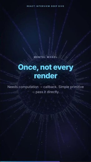Your useState initializer runs on every render #shorts #reactinterview
