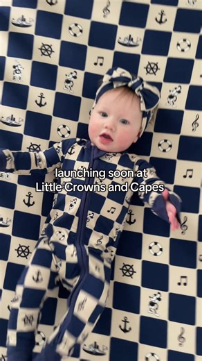 Say hello to Steamboat Willie, our newest bamboo collection launching TOMORROW at #littlecrownsandcapes !! #steamboatwillie #babypajamas #babyoutfit #baby