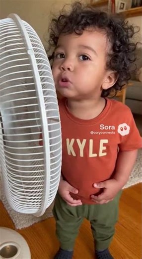 Kyle & the Fan’s Rhythm Session 🌀👶🎶 | AI Baby Beatboxing