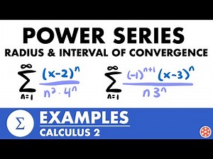 Power Series - Radius & Interval of Convergence Examples | Calculus 2 - JK Math