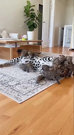 Cat SLAPS a full grown Leopard... Zero Survival Instincts 💀🐆