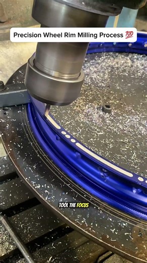 Precision Wheel Rim Milling Process 💯