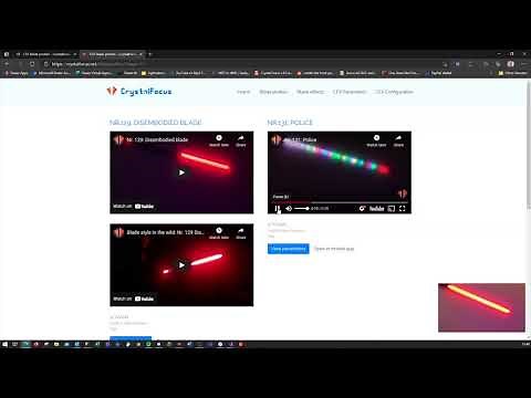 Crystal FX for Windows: How to apply any of the blade styles from the library to your CFX lightsaber
