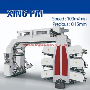 [Hot Item] 6 Color Flexographic Printing Press with Video Inspection Camera System