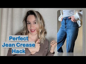 How to Crease Jeans Like Pro + Bonus Tip!