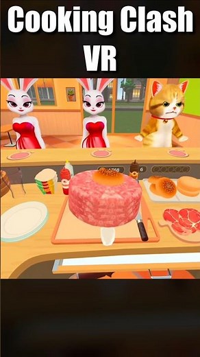 SLICING & DICING in Cooking Clash VR #cookingclash #metaquest3