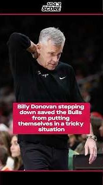 Bulls avoid a tricky situation with Billy Donovan choosing to step down as head coach