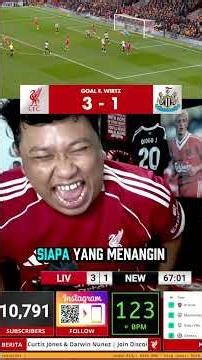 Reaksi Goal & Missed Liverpool v Newcastle (4-1) #lfc