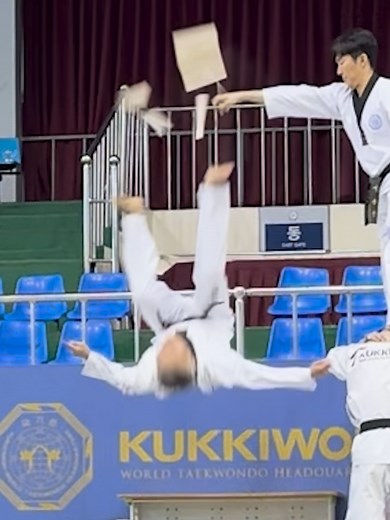 Oldest person to perform a Taekwondo flash kick (male) 🥋 Nam Seung-Hyeon (b. 23 April 1963), who was 60 years old as verified in Seoul, South Korea, on 23 April 2023 🇰🇷