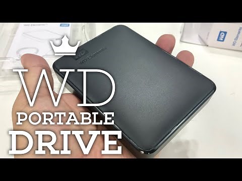 Western Digital WD 4TB Elements Portable External Hard Drive Unboxing