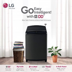 Introducing the All New LG #WashingMachine with AI Direct Drive™ technology for More Fabric Protection & Convenience, In Built Heater with #Steam™ for allergy removal and much more. Know more on https://bit.ly/2TU0xJk #NewLaunch #Innovation #AI #AIDirectDrive #Steam #LGThinQ #InBuiltHeater #LGWashingMachine #GoEasyGoIntelligent | LG Global