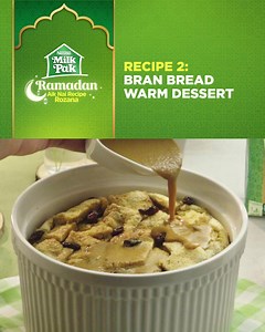45K views · 315 reactions | Try the deliciousness of Bran Bread Warm Dessert today! Made with the goodness of NESTLÉ MILKPAK Cream. Here's the full recipe: https://bit.ly/3se0VxZ SUBSCRIBE NOW: https://bit.ly/subscribenestlemilkpak​​ #NESTLEMILKPAK​​ #AikNaiRecipeRozana | NESTLÉ MILKPAK | Facebook