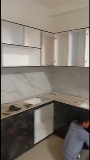 kitcen set progres #kitchen #interiordesign