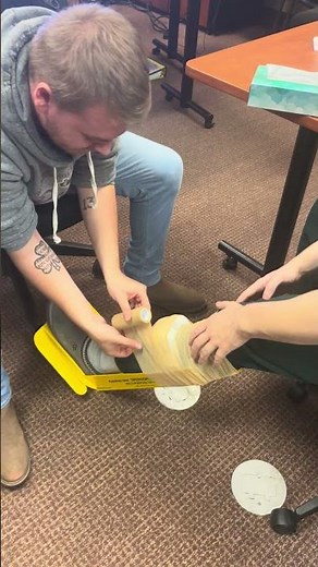 Splint a leg with compound fracture splint#cpr,#firstaid,#shorts