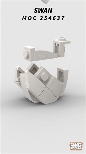 LEGO - Swan - Build Animation Time Lapse