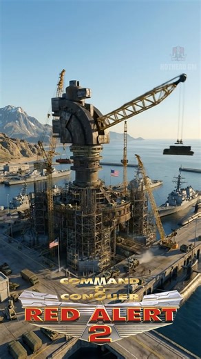 Red Alert 2 - Construction of a Naval Shipyard 🇺🇸 | HotHead GM