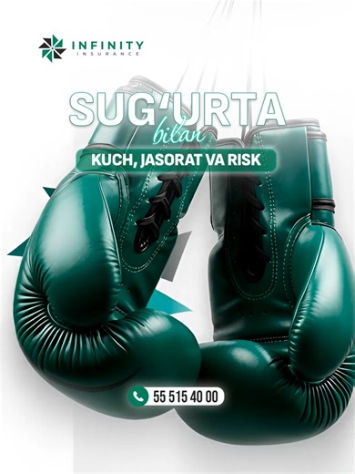 🥊 🏆 Sport faoliyati jarayonida sportchilar turli xavf-xatarlar va baxtsiz hodisalarga duch kelishi mumkin. Ushbu risklarni kamaytirish va moliyaviy himoyani ta'minlash maqsadida " INFINITY INSURANCE " sportchilarni baxtsiz hodisalardan sug'urtalash xizmatini taklif etadi. Mazkur sug'urta turi quyidagilarni qamrab oladi: ✅ Mashg'ulotlar va musobaqalar vaqtida yuzaga keladigan baxtsiz hodisalar; ✅ Jarohatlanish oqibatida yuzaga keladigan zararlar. Sportchilarni baxtsiz hodisalardan sug'urtalash 