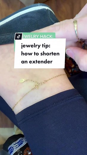 Jewelry Extender Shortening Tips