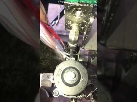 Continue to conduct shell testing and function testing for control valves at the factory