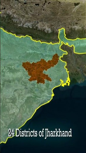 Districts of Jharkhand #facts #geography #jharkhand