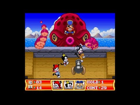 Animaniacs (SNES): Level 3: Aquatic Stage (All 6 Scripts)