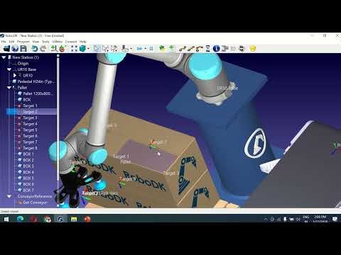 Depalletizing in Robodk