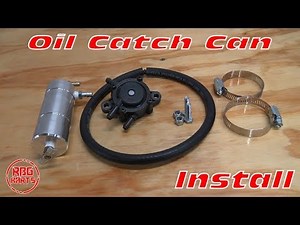 How To Install a Oil Catch Can on a Go Kart - Predator / Honda