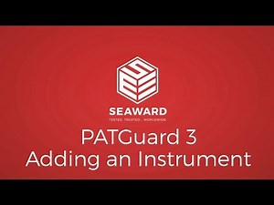 Adding an Instrument to PATGuard 3 PAT Testing Software