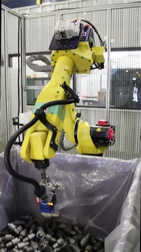 Fanuc Vision Robot Cell #shortsyoutube #technology #robotics