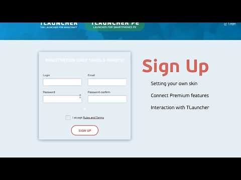How to create a Tlauncher account with skins?