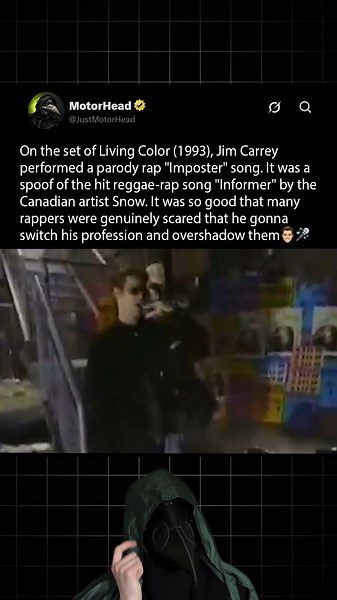 When filming In Living Color (1993), Jim Carrey did an unexpected debut