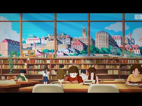 Jazz hip hop [1 hour] 🌤️ bright midday library beats to study
