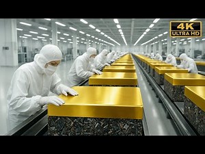 How This Machine Recovers Gold From E Waste | 4K Process