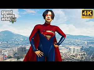 GTA 5 - Supergirl (Kara Zor-El) From The Flash Movie