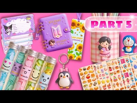 5 Amazing😍Back to School Crafts✂️for students| Easy DIY✨ School🏫Supplies at Home |Cute DIY crafts