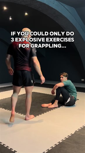 Strength is important for grapplers. But strength alone isn’t enough. You also need the ability to produce force quickly. That’s what explosive training develops. If I had to keep it simple, I’d prioritise: Med ball rotational throws Box jumps Bench throws or Plyo push-ups These train: • rotational power • lower body explosiveness • upper body force production Exactly the qualities that show up in scrambles, takedowns and transitions. Explosive work doesn’t need to be complicated. It just needs 